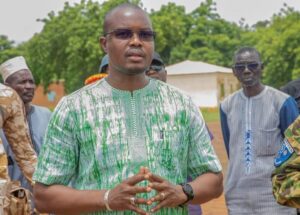 Le ministre Communication, Jean Emmanuel Ouédraogo