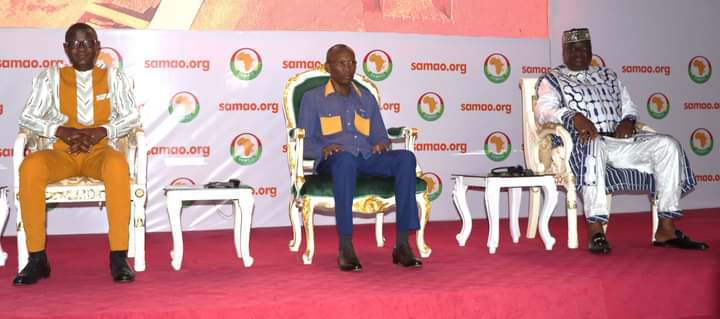 Presidium lors de la cérémonie d'ouverture de la 6e édition de la SAMAO, 26 septembre 2024