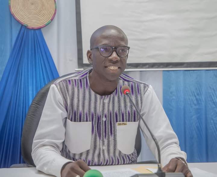 Dircab du ministère en charge de la Communication, Mamadou Dembelé lors de la cérémonie d’ouverture de la première conférence annuelle de l’Alliance régionale Afrique du Conseil International des Musées (ICOM Afrique), 14 octobre 2024