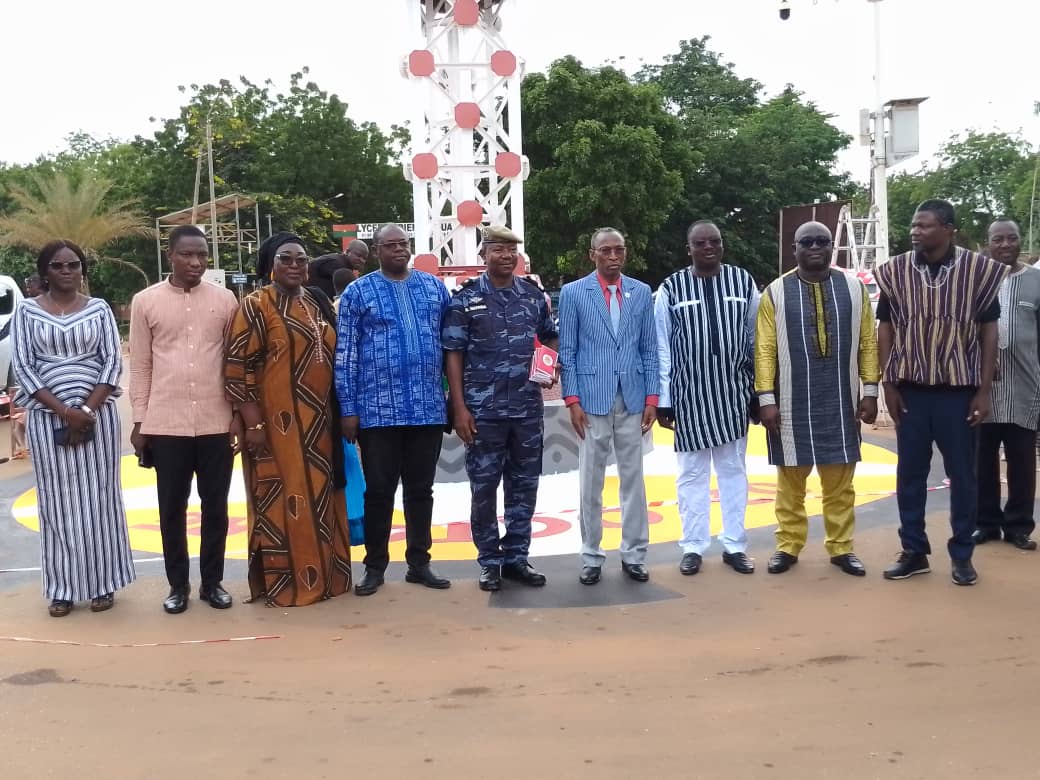 Visite du rond-point du 2 octobre par le Premier ministre dans le cadre de la Journée nationale d'engagement patriotique, 2 octobre 2024