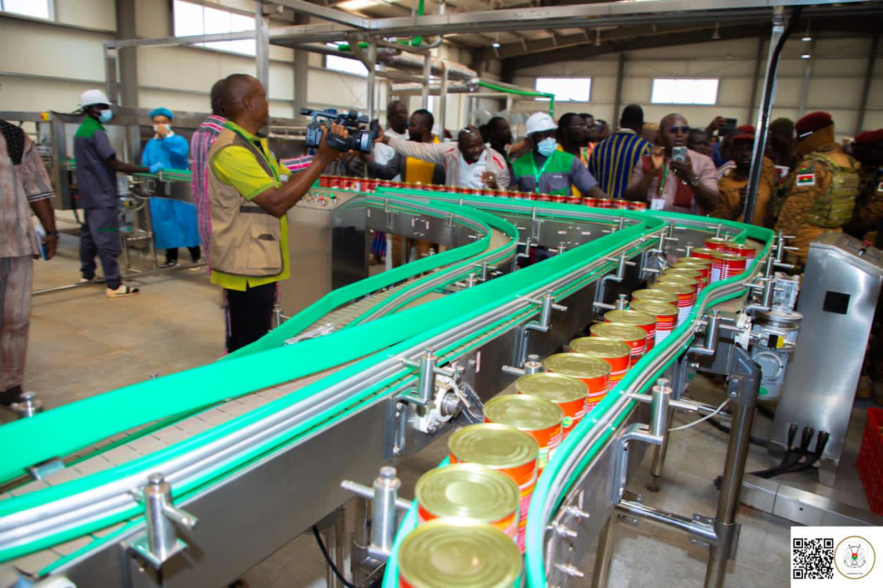 Inauguration de la Société burkinabè de tomate, 30 novembre 2024 à Bobo