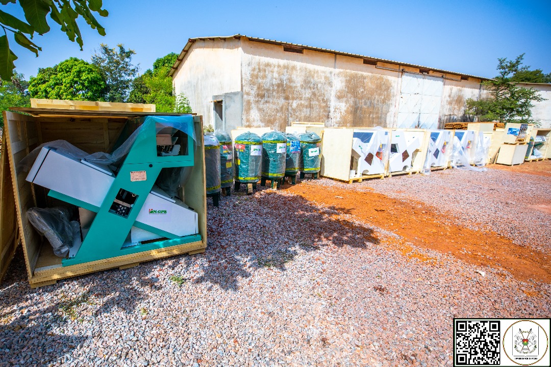 Remise de 20 trieuses optiques aux rizeries nationales par le Chef de l'Etat, 02 décembre 2024 à Bobo