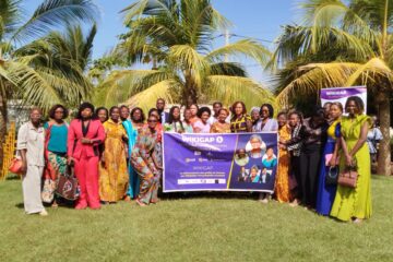 La cérémonie officielle de présentation des travaux réalisés lors de la 5e édition du programme de référencement des profils de femmes sur Wikipédia (Wikigap), 7 décembre 2024 à Ouagadougou