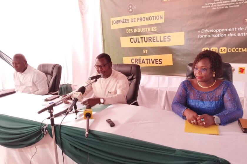 Cérémonie d'ouverture de la 8e édition des Journées de promotion des industries culturelles et créatives (JPICC), 12 décembre 2024