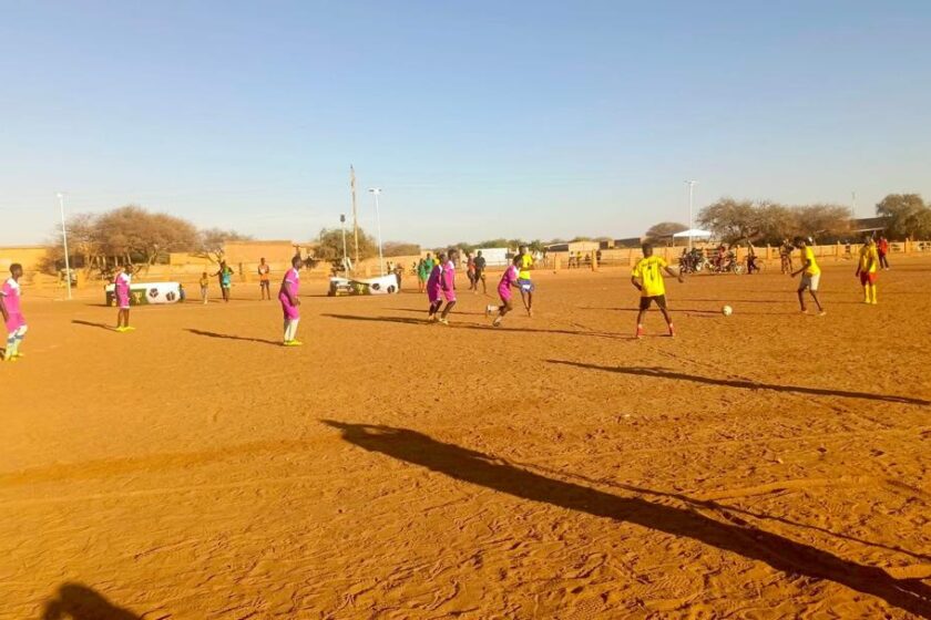 La mine Essakane lance le tournoi Maracana de la solidarité à Dori, 14 décembre 2024