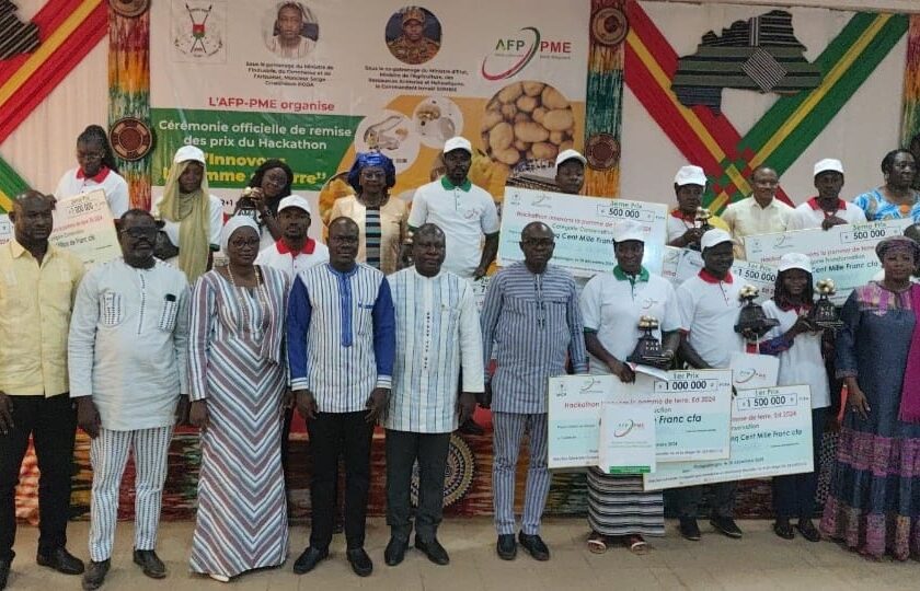 Cérémonie de remise de prix de la 2e édition du Hackathon " innovons la pomme de terre " de L'AFP-PME, organisé le 19 décembre 2024