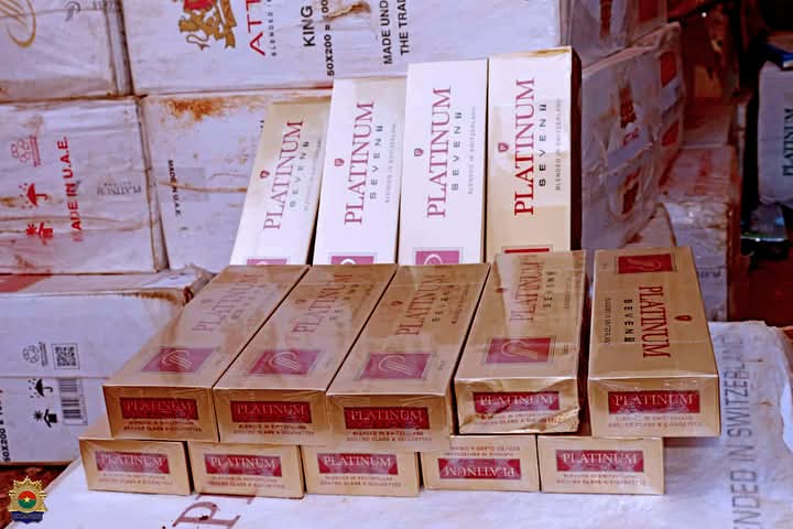 La brigade territoriale de la Gendarmerie de Bobo Dioulasso a saisi des produits prohibés le 06 janvier 2025 au secteur 21 de la ville de Sya