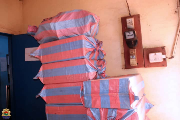 La brigade territoriale de la Gendarmerie de Bobo Dioulasso a saisi des produits prohibés le 06 janvier 2025 au secteur 21 de la ville de Sya