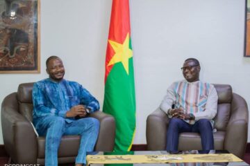 Dans le cadre des préparatifs du FESPACO 2025, le ministre en charge de l'Art du Tchad, pays invité d'honneur a rendu une visite chez le ministre en charge de l'Art du Burkina, 27 janvier 2025