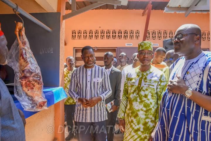 Cérémonie de réouverture du marché de Sankaryaar après l'incendie, 30 janvier 2025