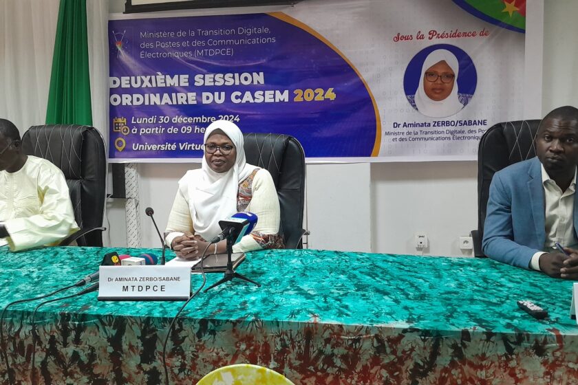 La 2ème session ordinaire 2024 du CASEM du ministère en charge de la Transition digitale, 31 décembre 2024