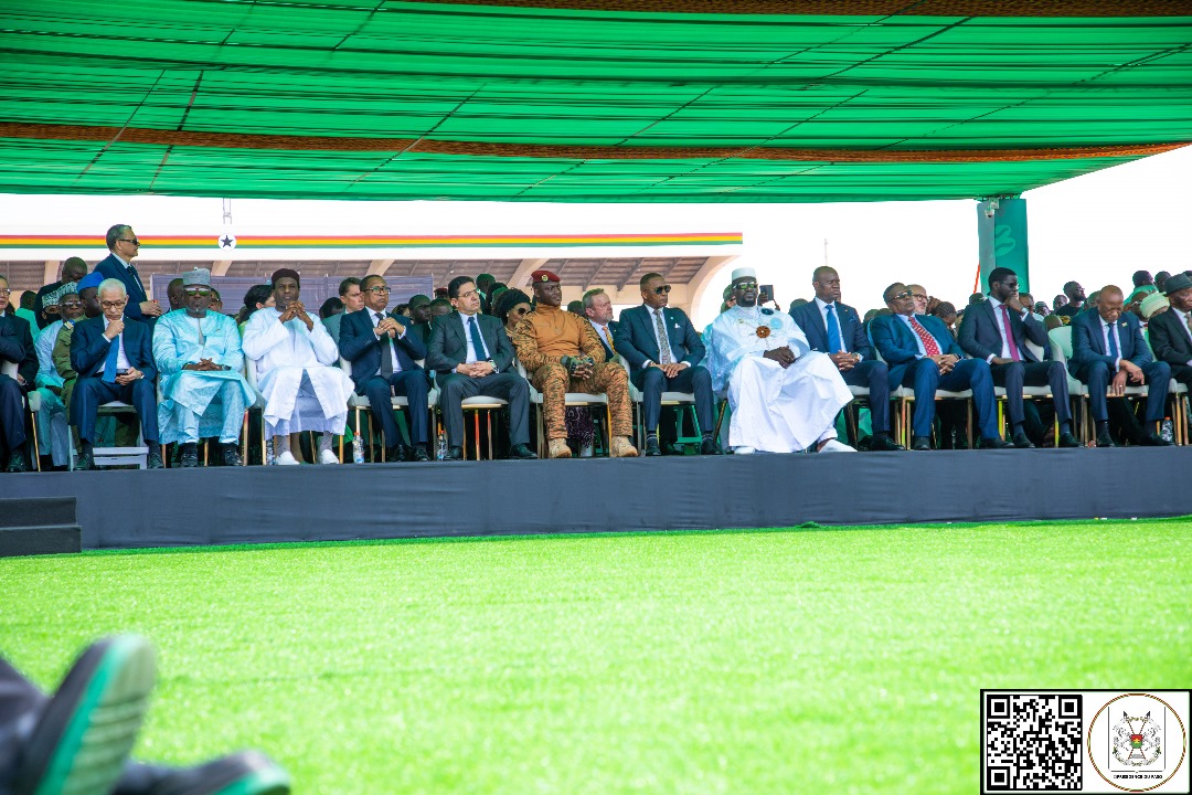 Participation du président Faso, Capitaine Ibrahim Traoré à l'investiture du président du Ghana, John Dramani MAHAMA, 7 janvier 2025
