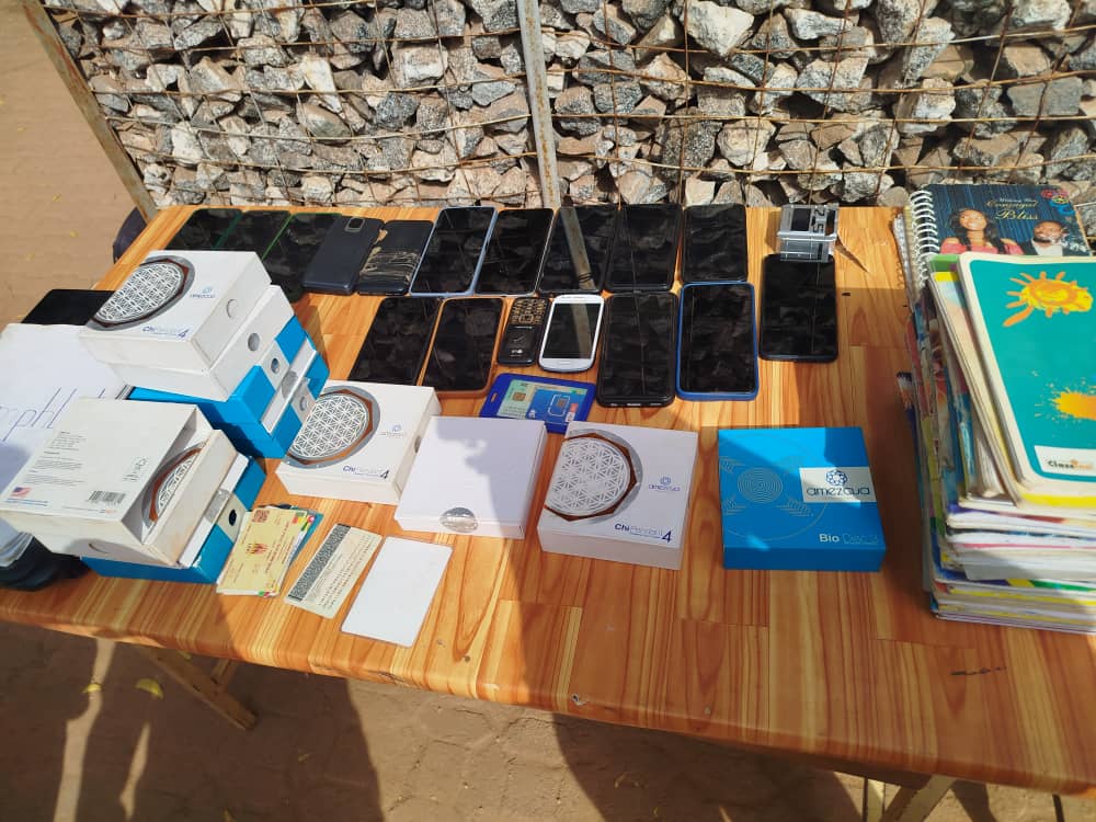 Point de presse de la Gendarmerie sur l'arrestation d'un présumé réseau d'escroquerie utilisant le système « QNET », 8 Janvier 2025