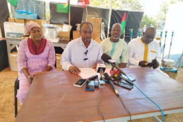 Conférence de presse des pour réclamer le non départ de l’infirmier chef dudit CSPS de Nongtaba, Napon Iliassou, 20 janvier 2025