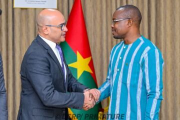 Le Premier ministre a accordé une audience à l'ambassadeur de l'Égypte au Burkina, Sherif Nada, 3 février 2025