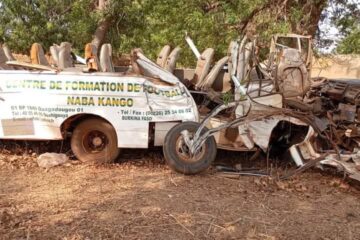 Image illustrative d'un accident de circulation subi par le club AS ECO de retour d'une compétition, 9 janvier 2025