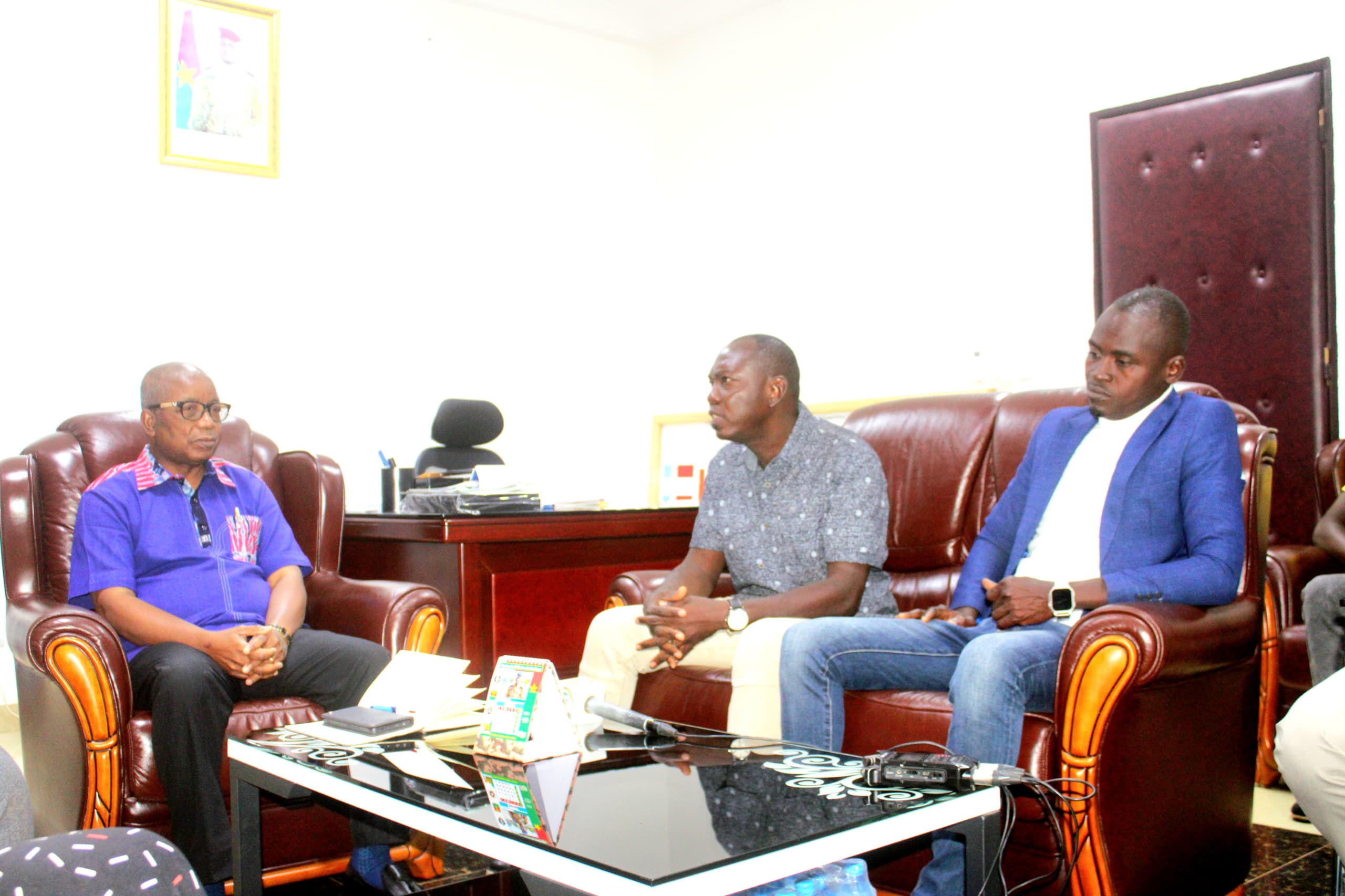 Le président de la FBF a accordé une audience à une délégation de l'AJSB, le 4 février 2025