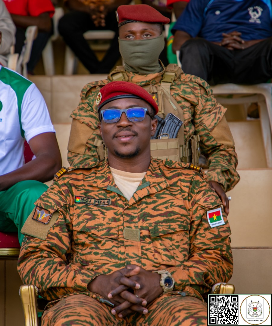 La finale de la première édition du tournoi de Maracana de la cohésion et de la proximité organisée par le Bataillon de protection rapprochée de la Présidence du Faso, 13 février 2025