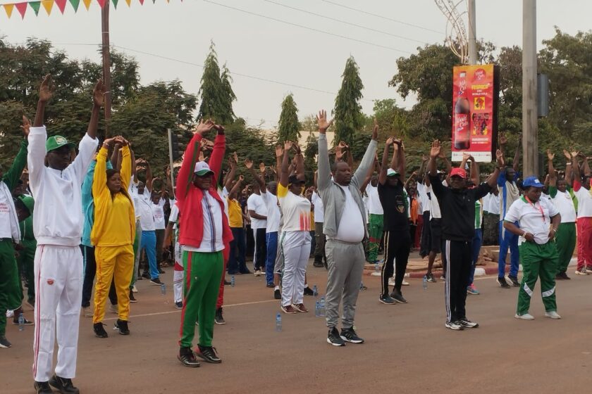 A l'occasion du FESPACO 2025, le comité d'organisation a organisé un cross populaire, 21 février 2025