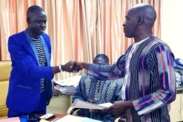 Cérémonie d'installation du SG et de deux Directeurs techniques au Burkina Yin Wisgr Meta (BYM), 12 mars 2025