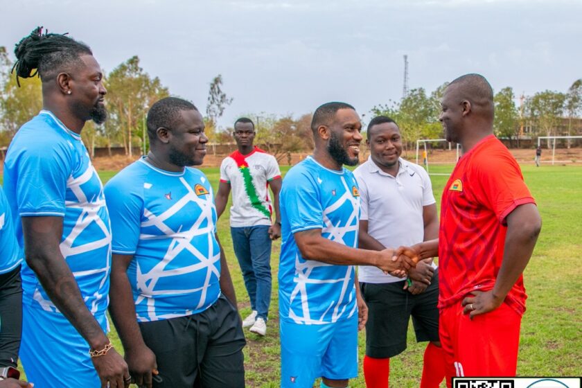 Un match amical des stars du football africain avec l'équipe de la Présidence du Faso