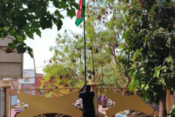 Cérémonie de montée des couleurs à l'occasion du lancement des activités de la première phase des JEPPC 2025, 26 mars 2025