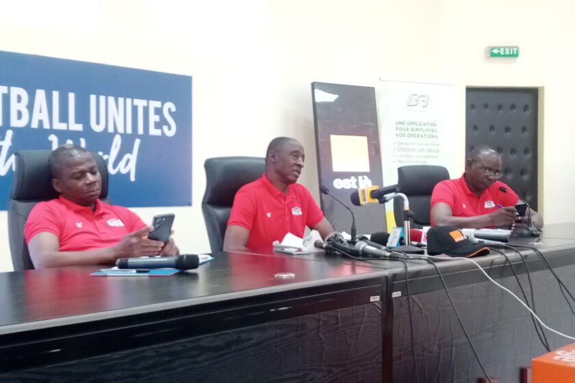 Conférence de presse du sélectionneur Brama Traoré pour dévoiler la liste des joueurs retenus pour disputer la 5e et 6e journée des éliminatoires Coupe du monde 2026, 10 mars 2025