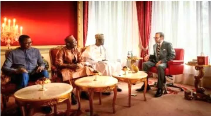 Dans le cadre de la coopération AES et Maroc, les ministres des affaires étrangères de l'AES ont été reçus en audience par le Roi Mohammed VI, 28 avril 2025