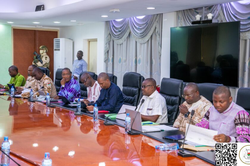 première session ordinaire de l’Assemblée générale du Conseil présidentiel d’orientation et de suivi du Bureau national des grands projets du Burkina, 7 avril 2025