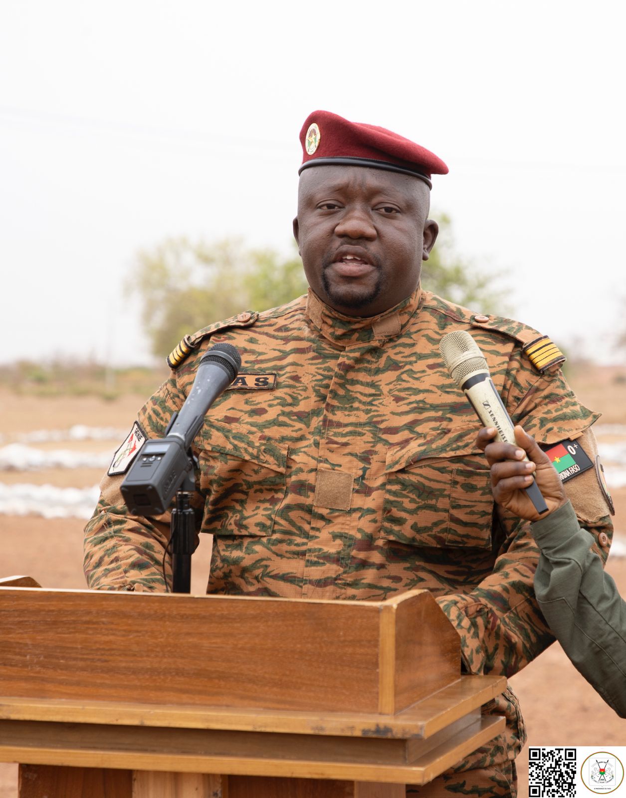 cérémonie de fin de formation de 450 VDP de l’Initiative présidentielle Faso Mêbo, 28 avril 2025