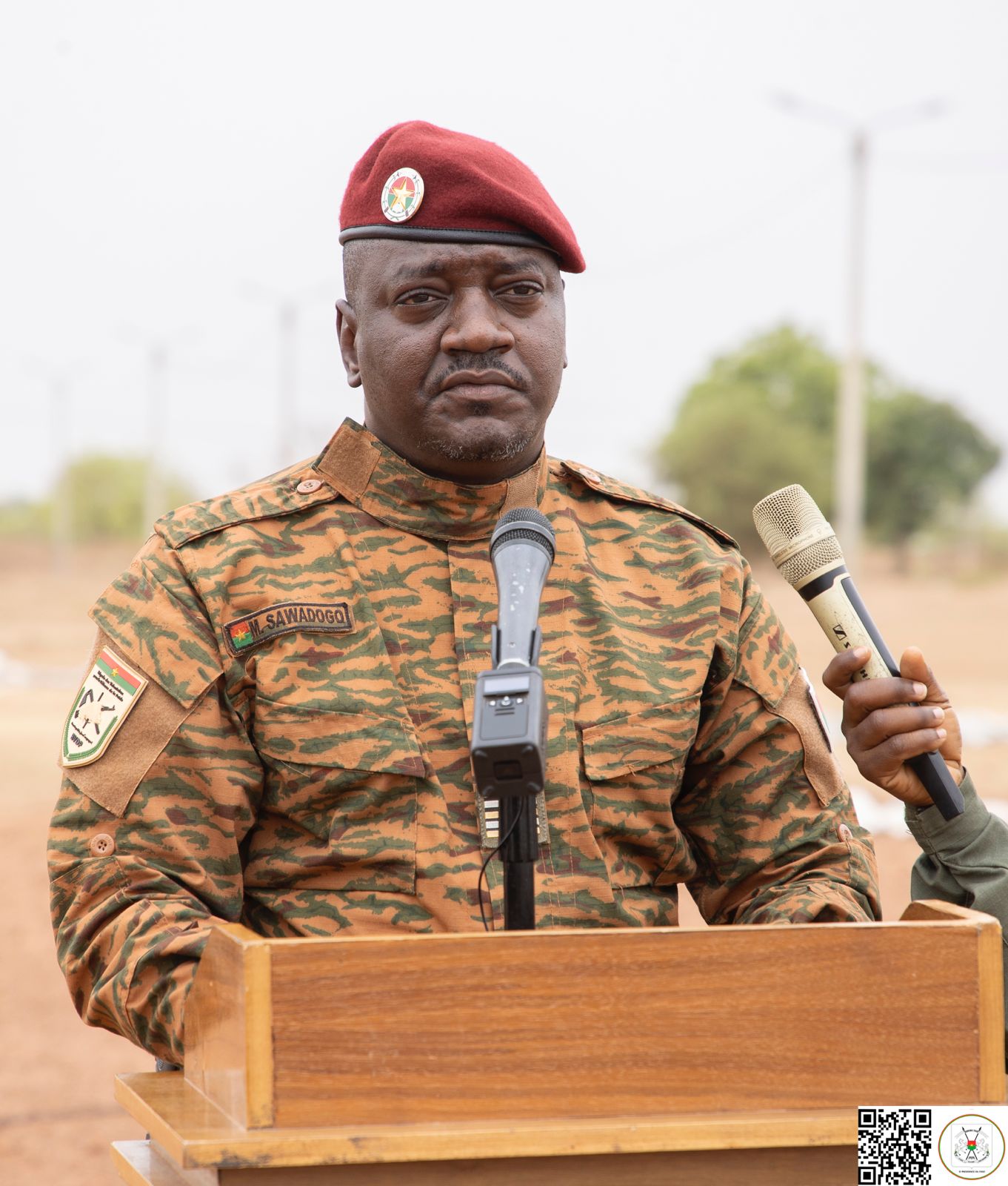 cérémonie de fin de formation de 450 VDP de l’Initiative présidentielle Faso Mêbo, 28 avril 2025