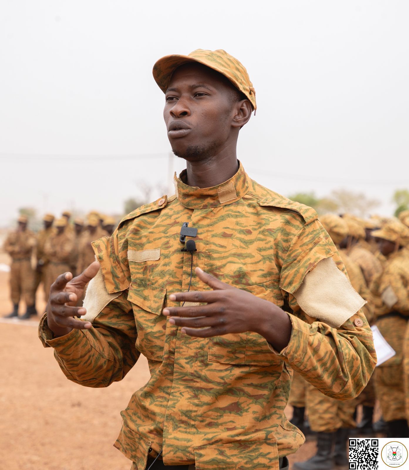 cérémonie de fin de formation de 450 VDP de l’Initiative présidentielle Faso Mêbo, 28 avril 2025
