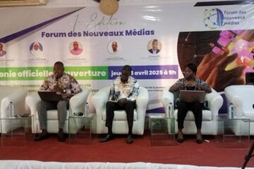 Panel 1 du forum des nouveaux médias, 3 au 5 avril 2025