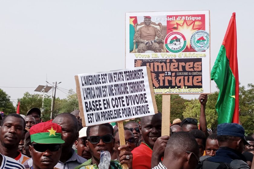 Meeting de soutien au Capitaine Ibrahim Traoré, 30 avril 2025