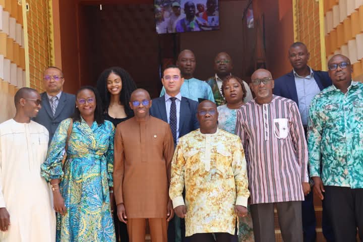 Le ministre des Infrastructures Adama Luc Sorgho a reçu en audience une délégation de la BAD, 13 mai 2025
