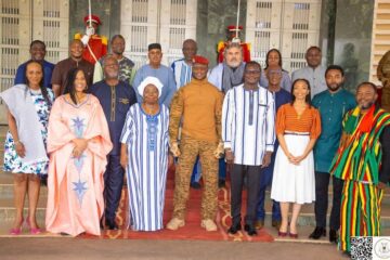 Le Président du Faso, Capitaine Ibrahim Traoré a accordé une audience à des panafricanistes, 19 décembre 2025