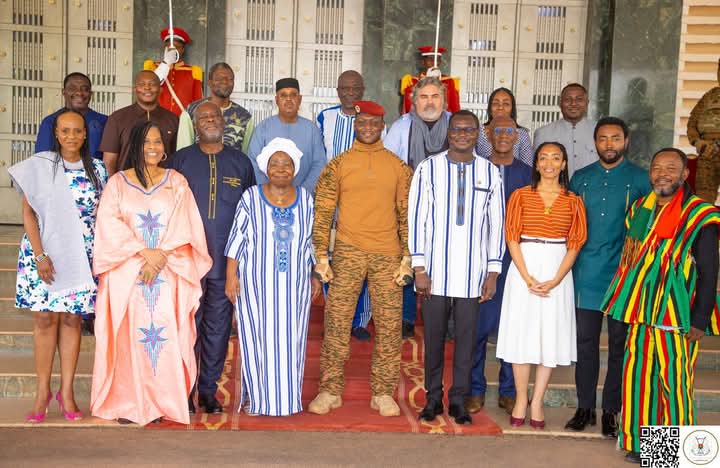 Le Président du Faso, Capitaine Ibrahim Traoré a accordé une audience à des panafricanistes, 19 décembre 2025