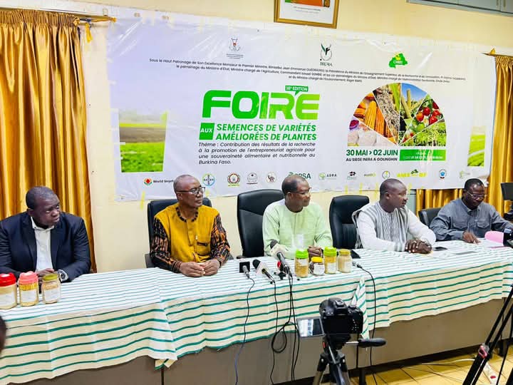 Conférence de presse sur l'organisation de la Foire aux semences de variétés améliorées de plantes, 29 mai 2025