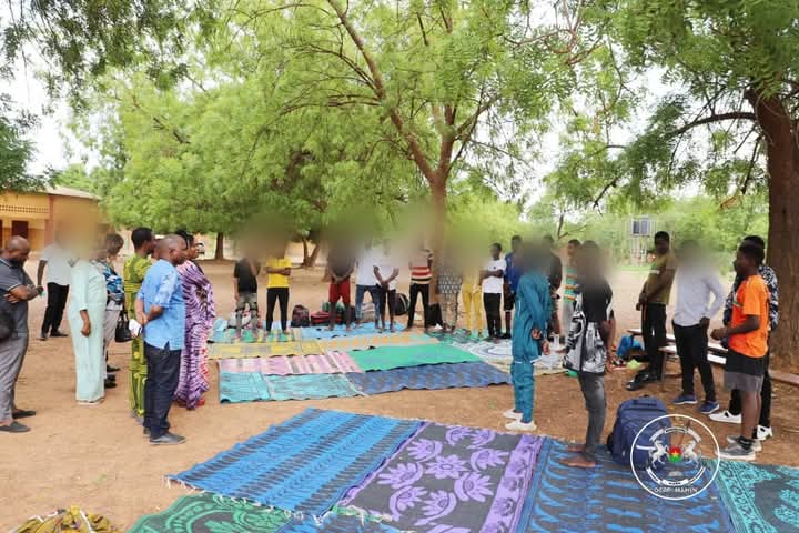 22 jeunes burkinabè libérés des griffes de la migration frauduleuse au Ghana et rapatrier au Burkina, 29 mai 2025