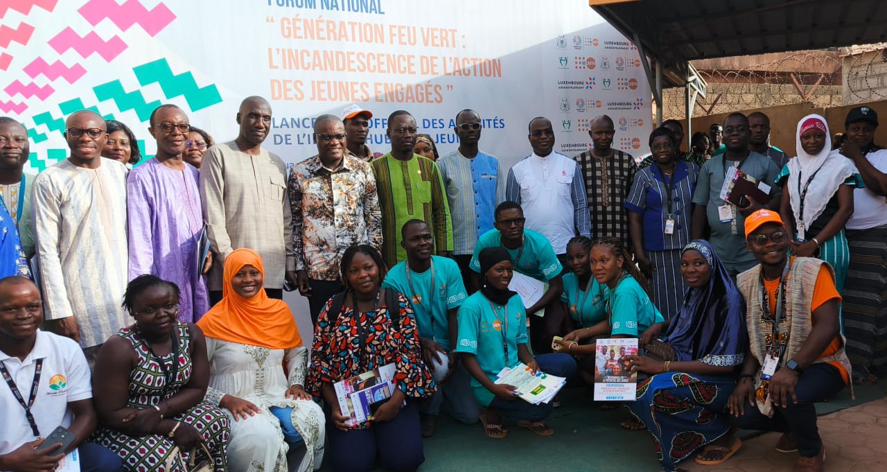 A l'occasion du Forum national « Génération Feu Vert », l'UNFPA a inauguré un centre incubateur pour jeunes, 13 mai 2025