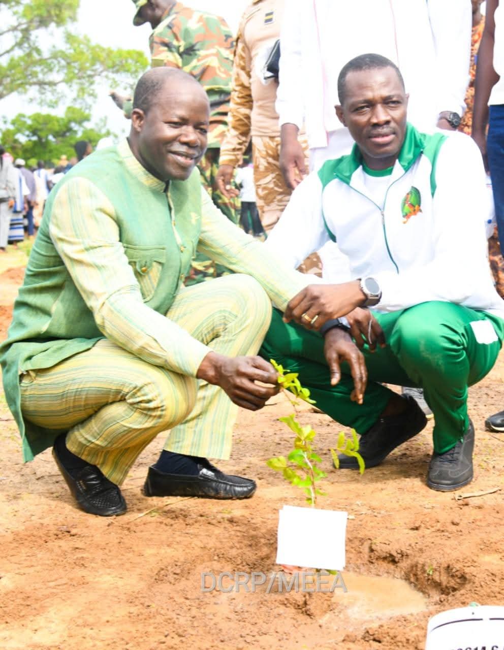 Lancement des bosquets à plantes médicinales à Manga, JNA 2025