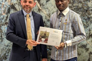 Dans le cadre du projet de construction du stade de 15 000 places à Bobo, le ministre Roland Somda a fait une mission en Turquie chez l'entreprise turque Intégral Group, 24 juin 2025