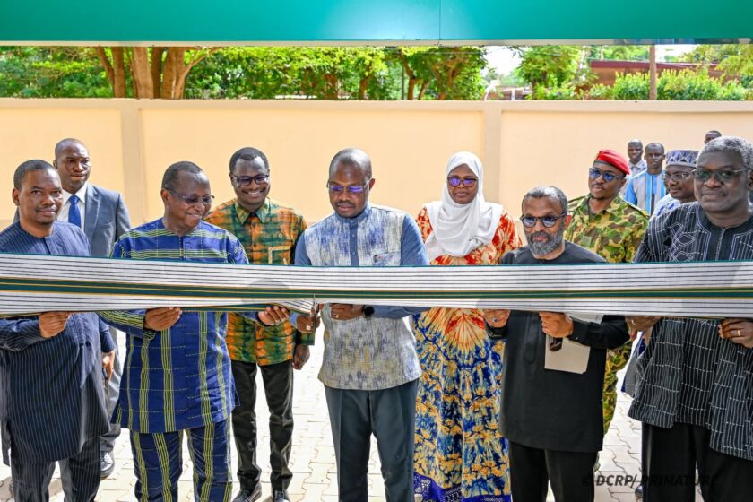 Cérémonie d'inauguration de la Bibliothèque universitaire centrale de l'UJKZ, 27 juin 2025