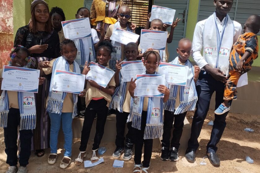 Cérémonie de clôture du programme « English for Kids », initié pour apprendre l'anglais aux enfants, 31 mai 2025