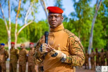 En visite dans la région du Centre-Sud, le Chef de l'Etat s'est adressé aux combattants, 15 juin 2025