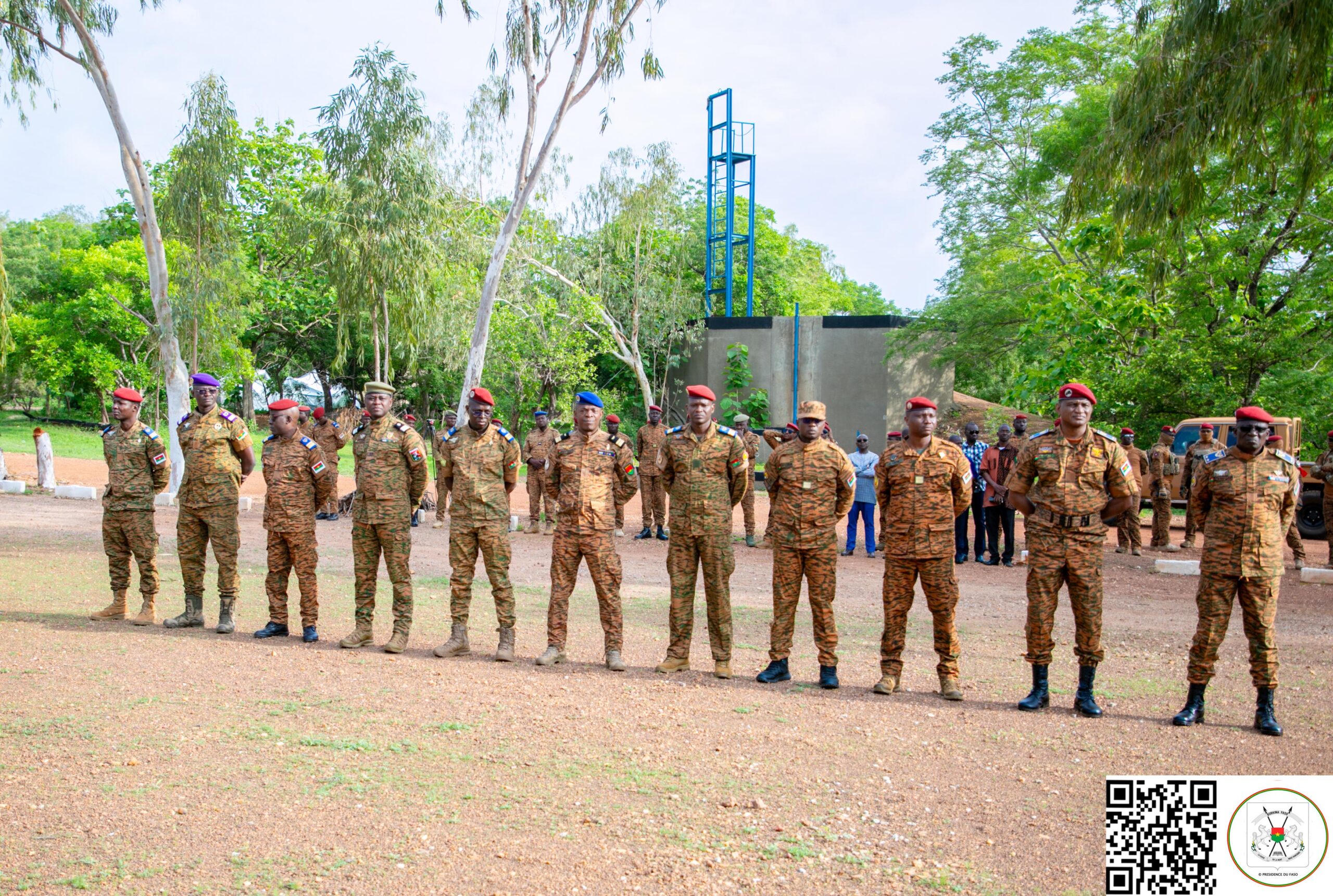 En visite dans la région du Centre-Sud, le Chef de l'Etat s'est adressé aux combattants, 15 juin 2025