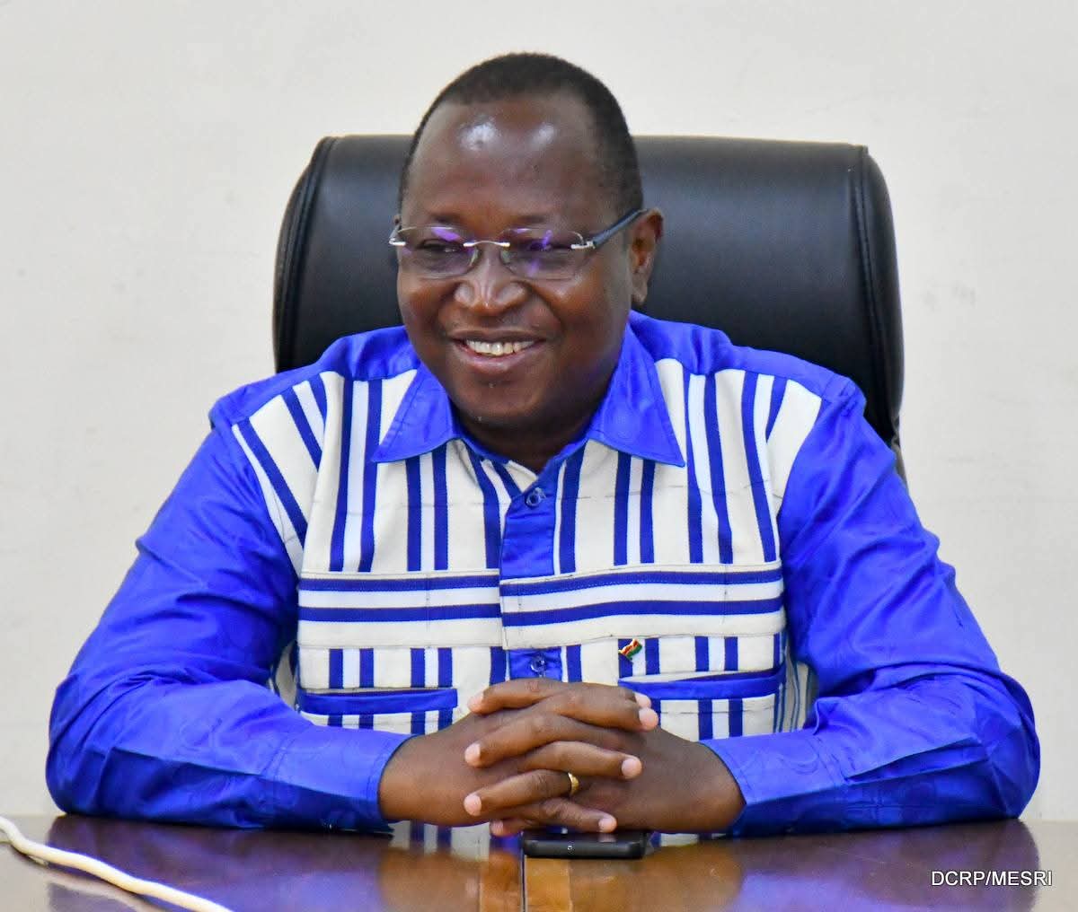 Le ministre de l'Enseignement supérieur, Adjima Thiombiano a reçu en audience ce 30 juin 2025 à Ouagadougou, une délégation des Amis du Président Ibrahim Traoré de l'Occident