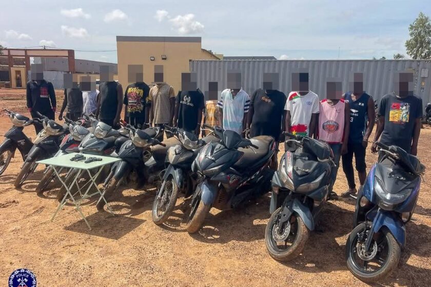 Le Police nationale a mis fin au parcours d’un vaste réseau de malfaiteurs à Ouagadougou