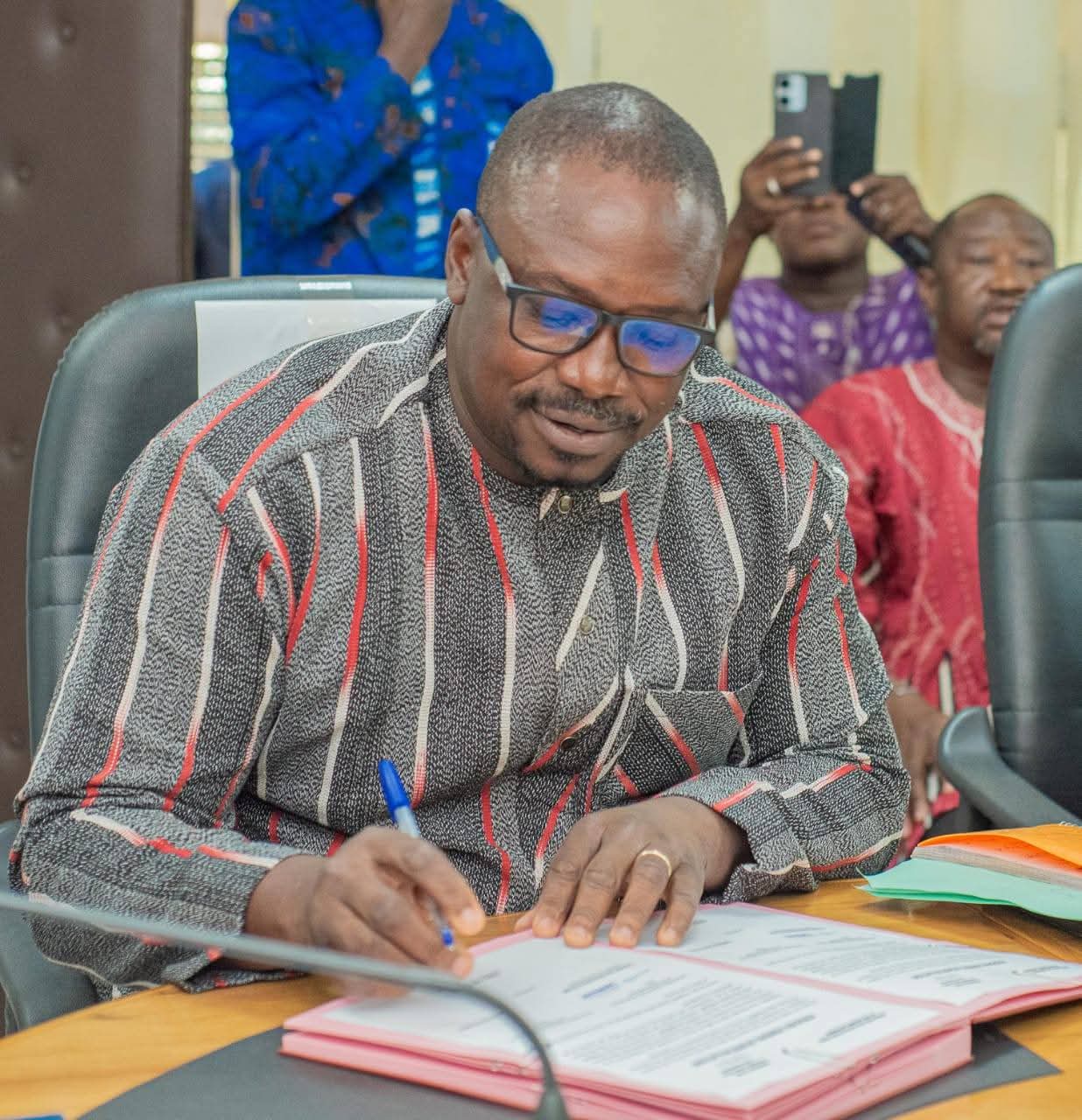 Installation du nouveau Secrétaire général du ministère des Infrastructures et du Désenclavement, Capitaine Ollo Palenfo, 28 juillet 2025