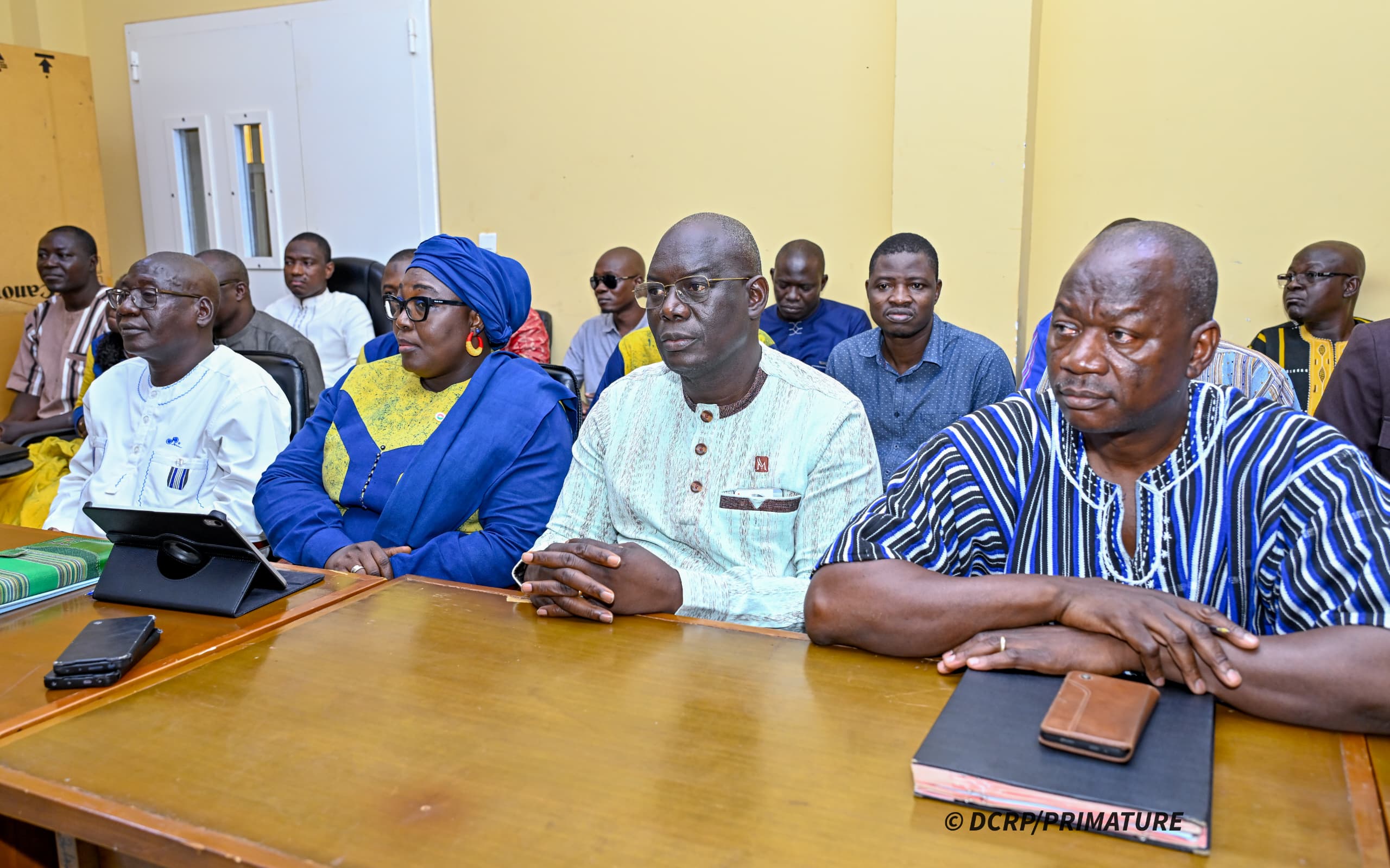 La cérémonie d’installation officielle de trois nouveaux chefs de département présidée par le Secrétaire général, Abdou-Salam Gampéné, 23 juillet 2025